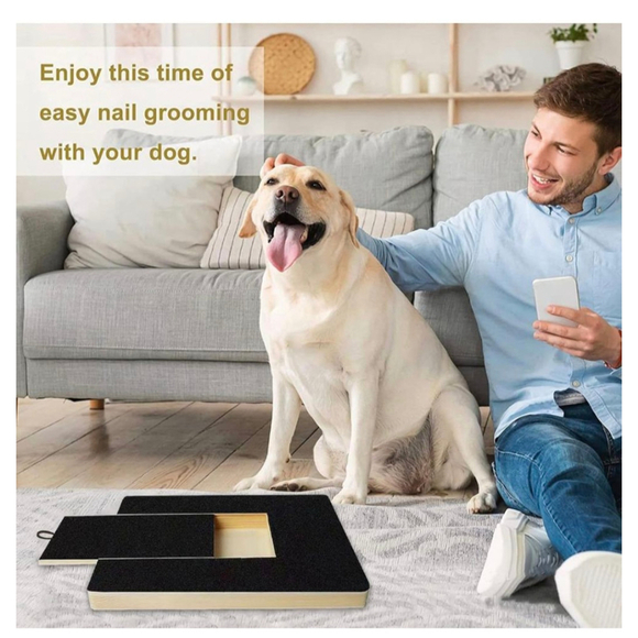 Unbranded Dog‎ Nail Scratch Board Black Beige One Size - Picture 3 of 9